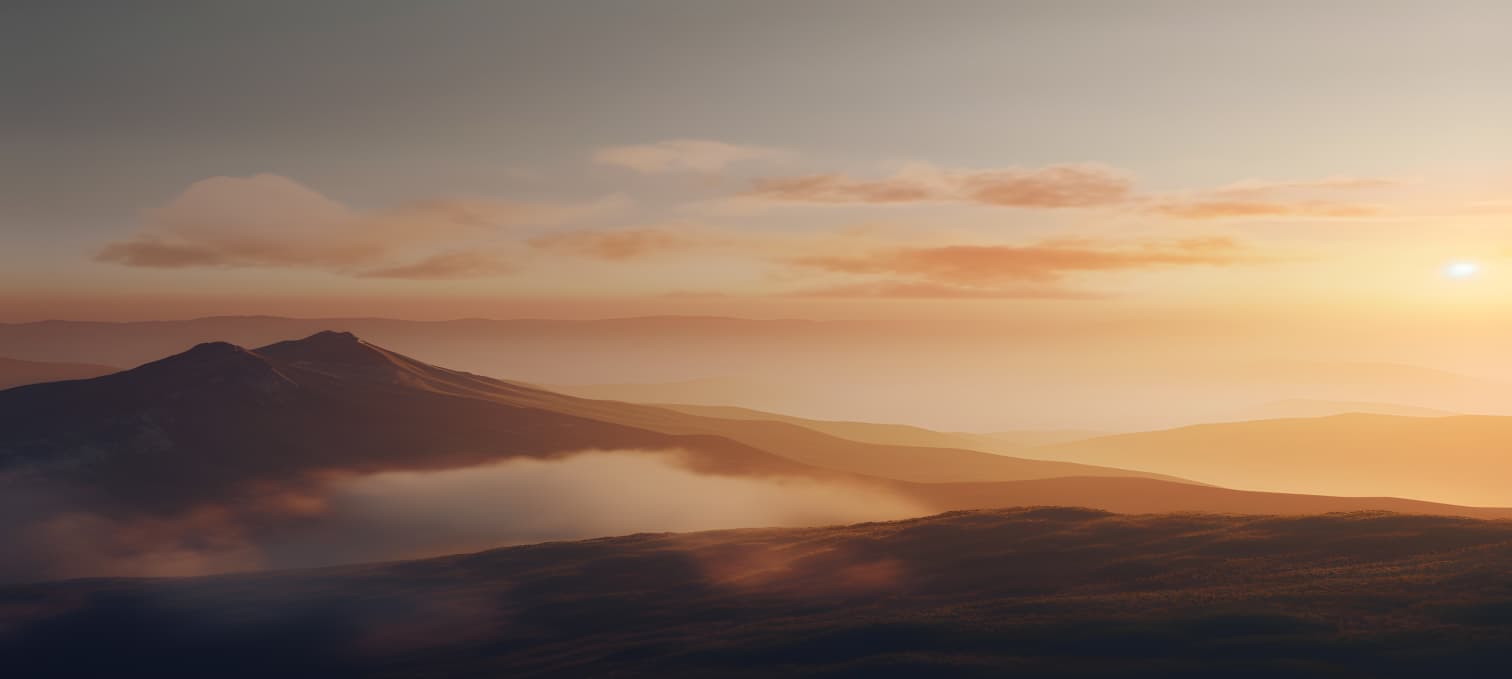 Hills and sky